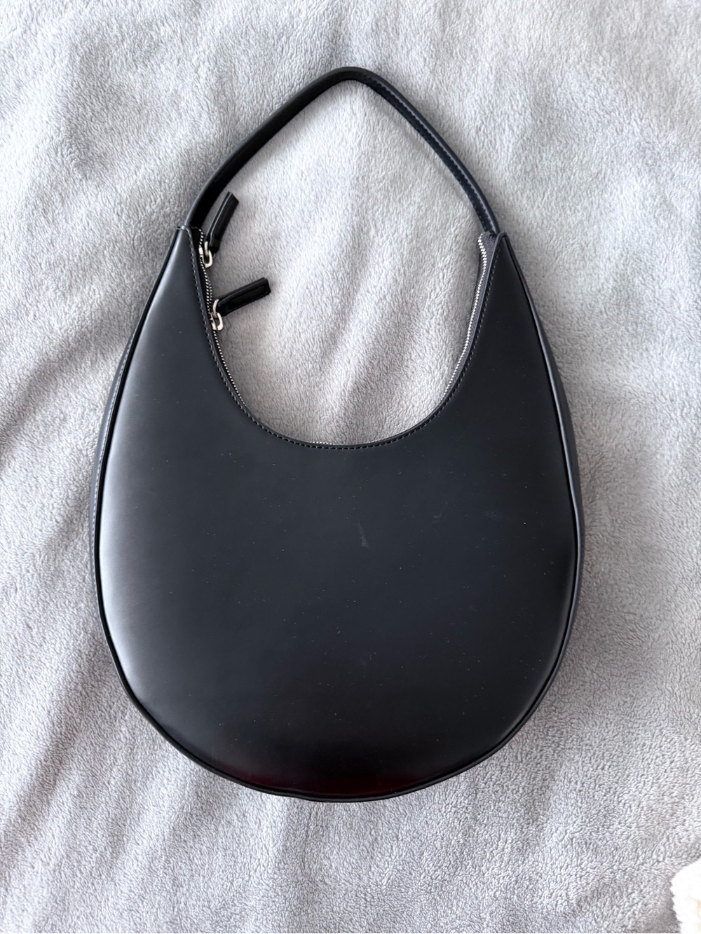OAK + FORT Black Crescent Shoulder Bag - Picture 2 of 5